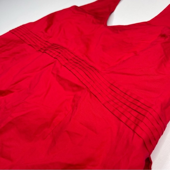 Motherhood Maternity Halter Top Red Low Back V Neck Summer Vacation Beach New - Picture 4 of 12